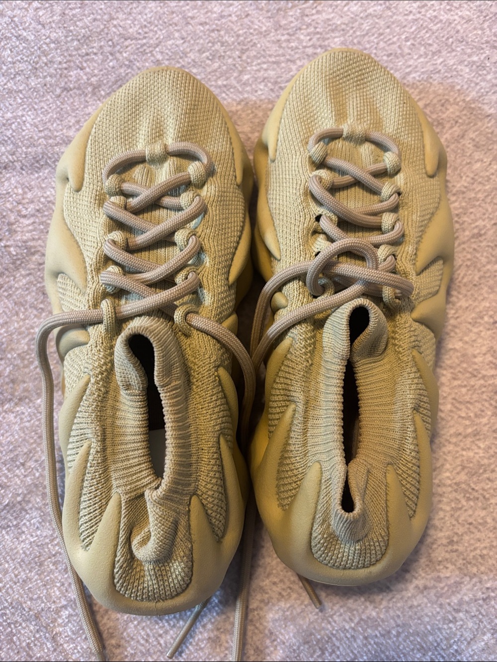 Unisex YEEZY 6 1/2 Athletic Sneakers in Olive Green - Brand:YEEZY